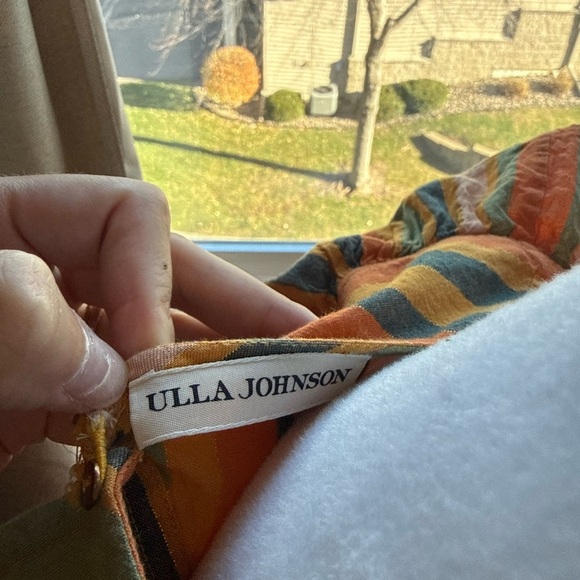 Ulla Johnson Multicolor Striped Ruffle Blouse - Picture 2 of 5